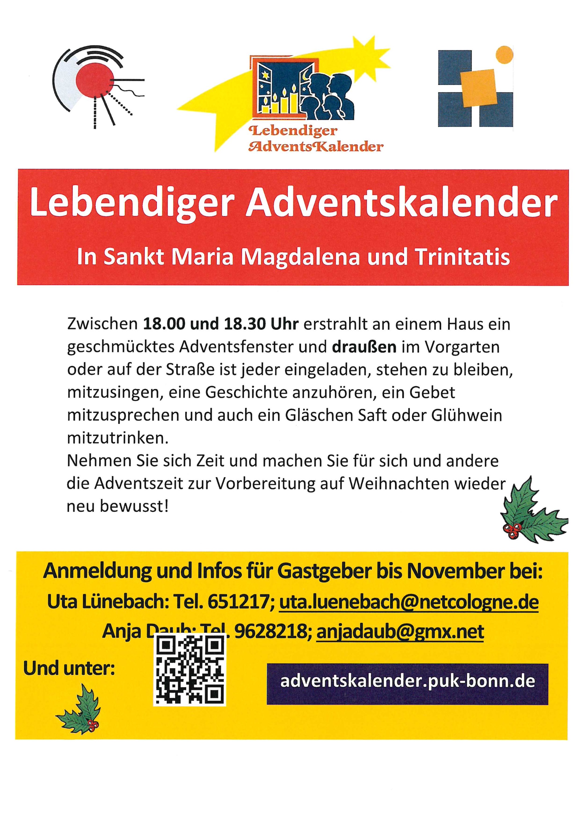 Lebendiger Adventskalender